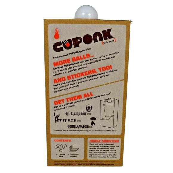 Hasbro Cuponk More Balls Expansion Pack Set 1 New in Box Beer Pong Replacement - Picture 2 of 6